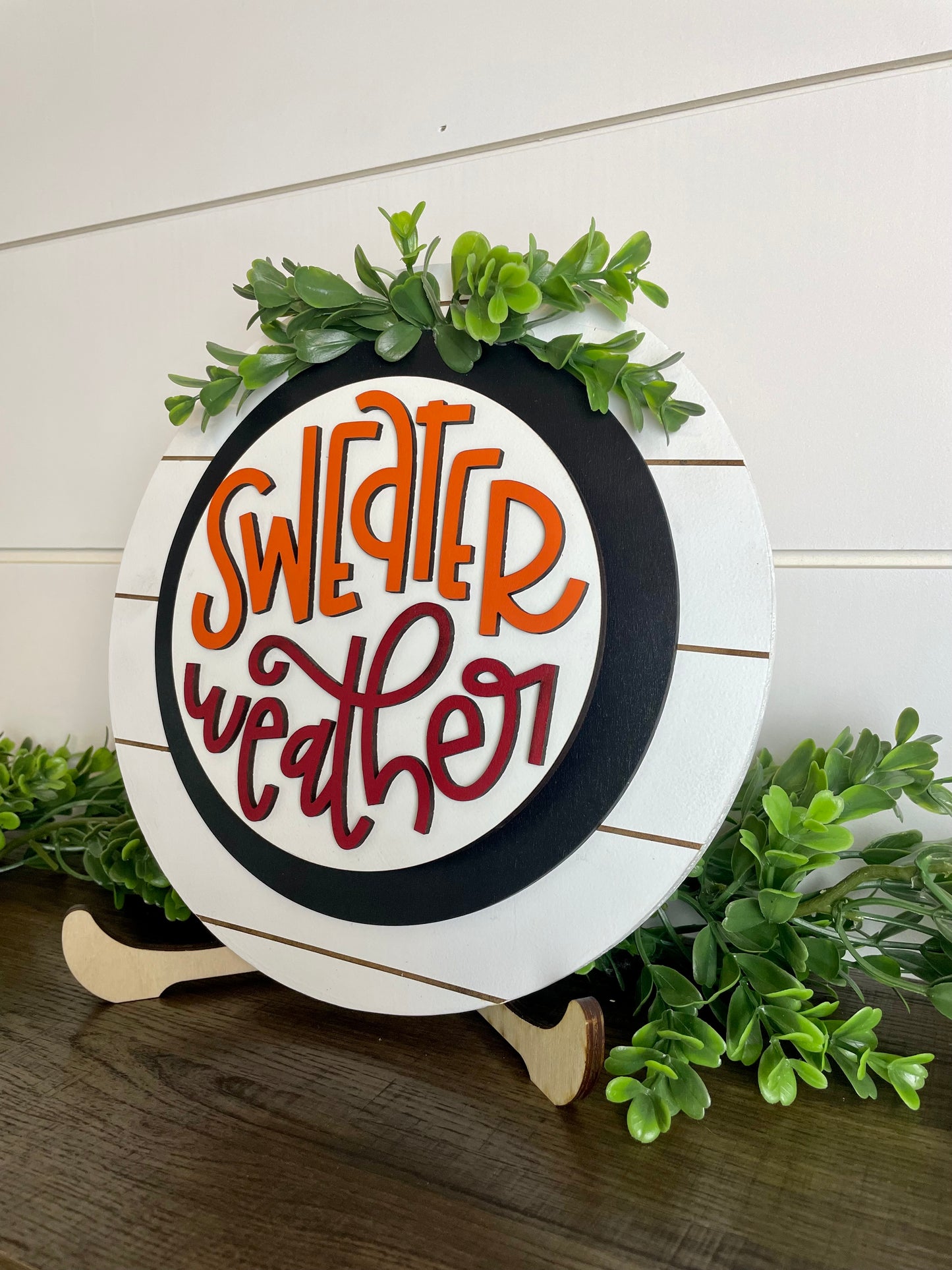 Interchangeable Shelf Sign, All year decor