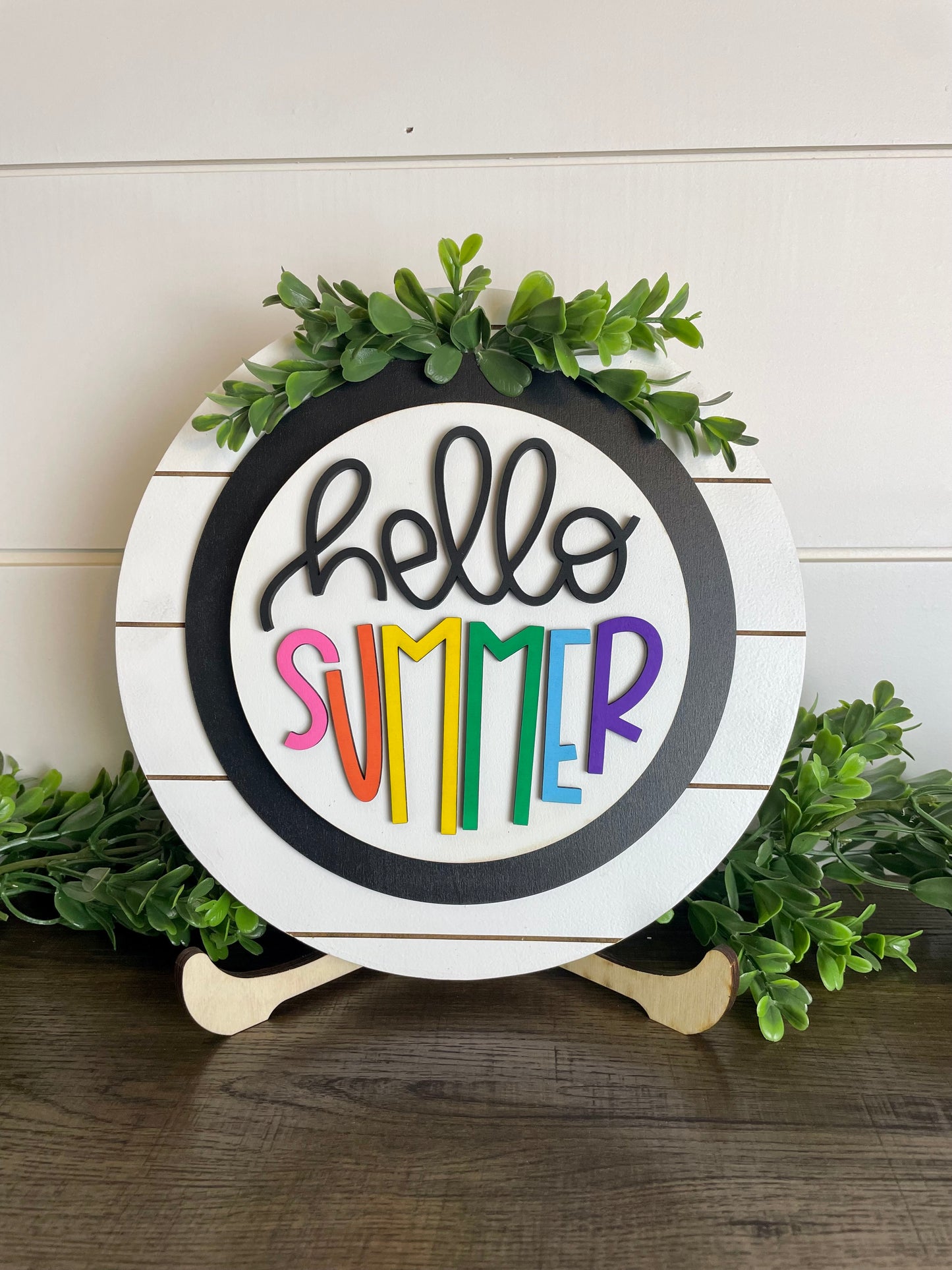 Interchangeable Shelf Sign, All year decor