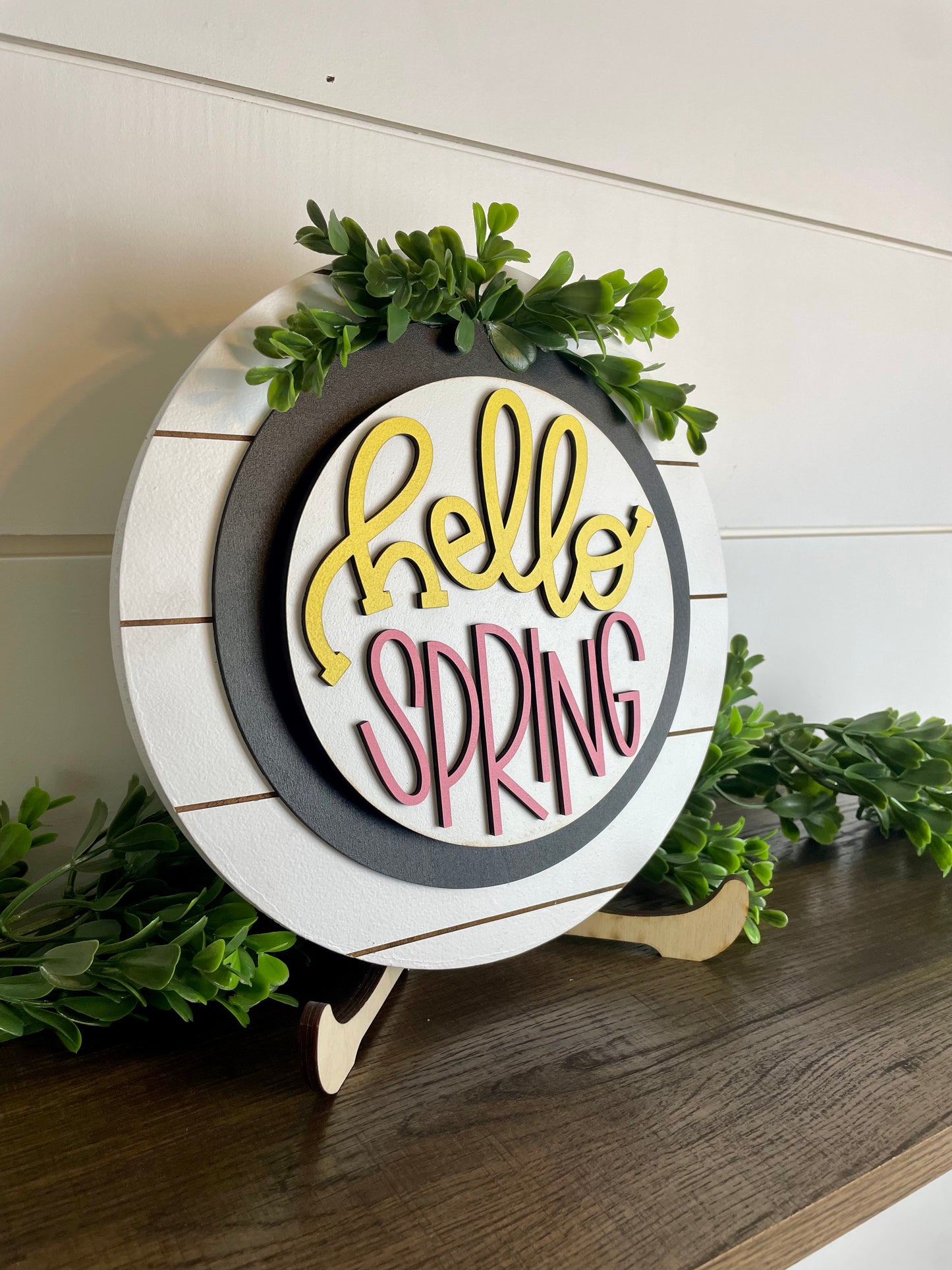 Interchangeable Shelf Sign, All year decor