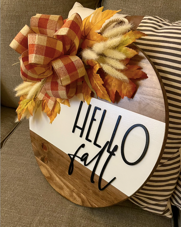 Hello Fall Door Hanger