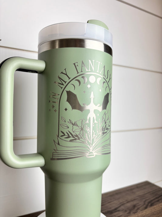 In my fantasy era 40oz tumbler