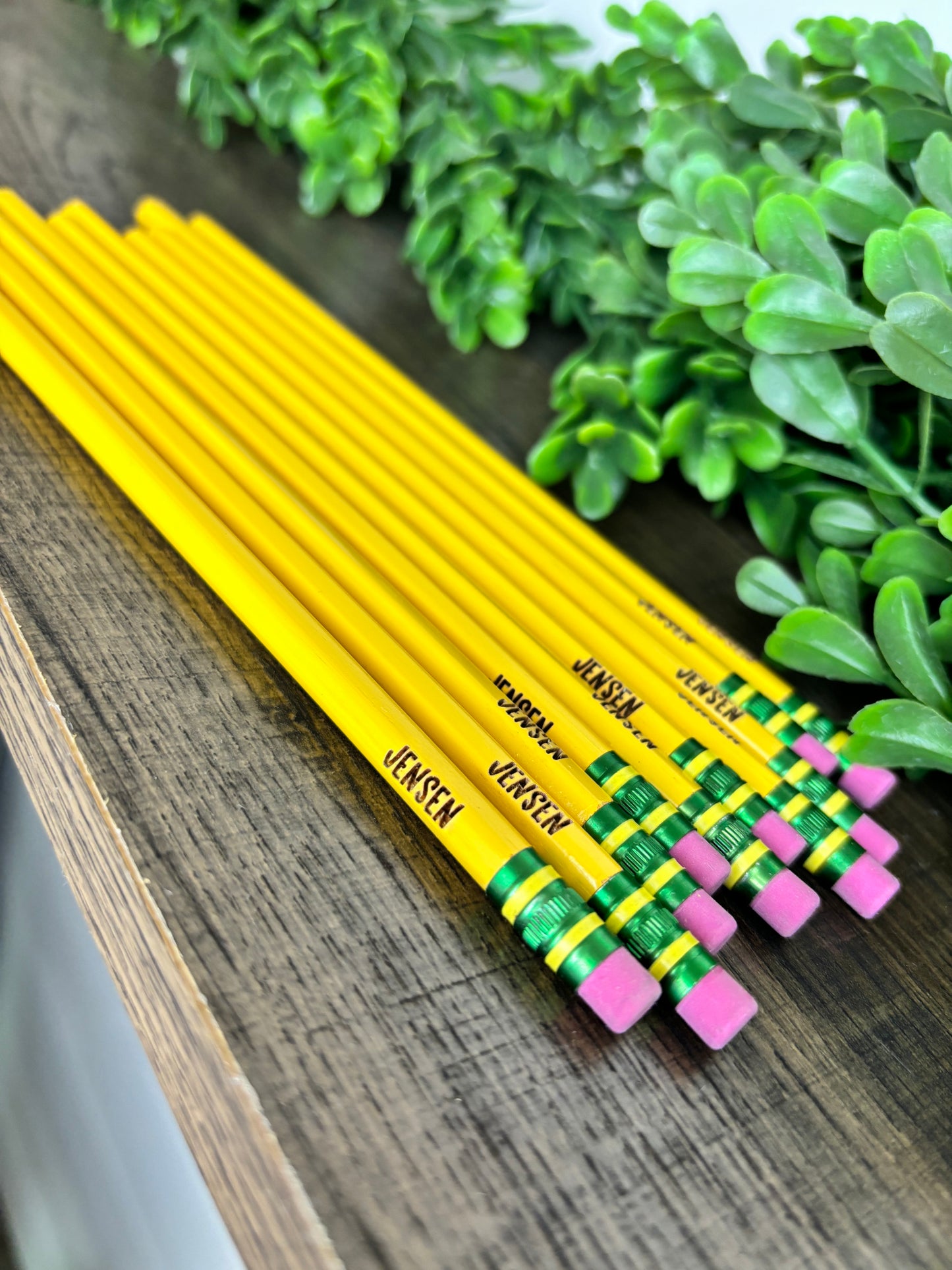 Personalized Yellow Pencils, School Supplies, Engraved Name Pencils (Copy)