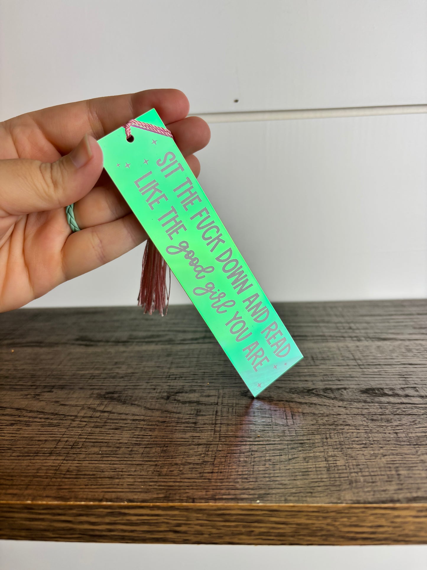 Sit down Bookmark